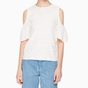 Kate spade cold shoulder knit top
